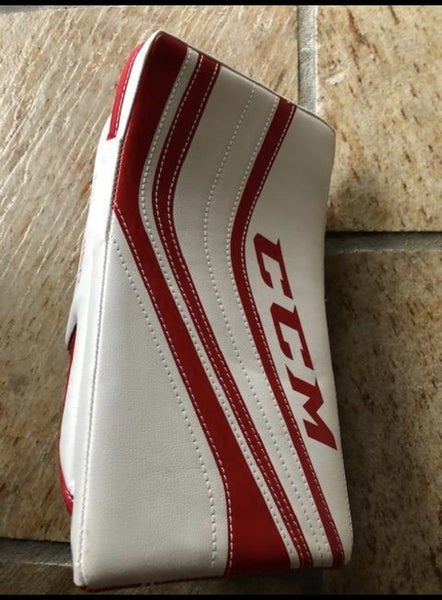 CCM Premier R1.5 Blocker (full right)-white/red unworn
