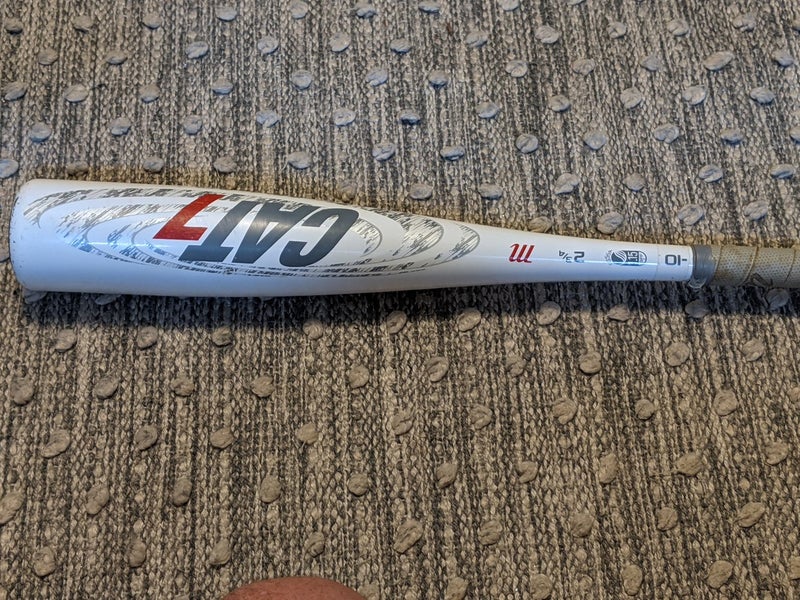 Used Kid Pitch (9YO-13YO) USSSA Certified 2018 Marucci Alloy CAT 7 Bat (-10) 17 oz 27"
