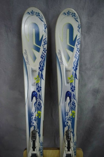 K2 T9 LOTTA LUV WOMENS SKIS 153 CM WITH MARKER BINDINGS | SidelineSwap