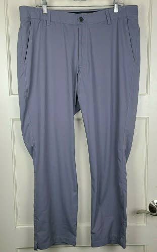 Under Armour Golf Pants Men's Sport Lifestyle Grey Flat Front Size: 38 x 30