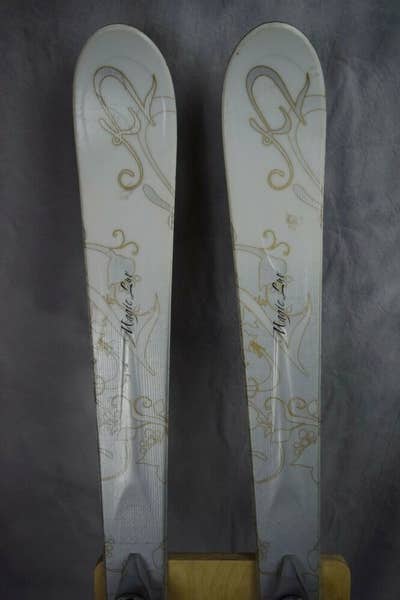K2 MAGIC LUV WOMENS SKIS 146CM WITH MARKER BINDINGS | SidelineSwap