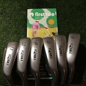 Honma Beres IS-O5 2 Star Irons Set 6-11 Irons Regular Graphite Shafts