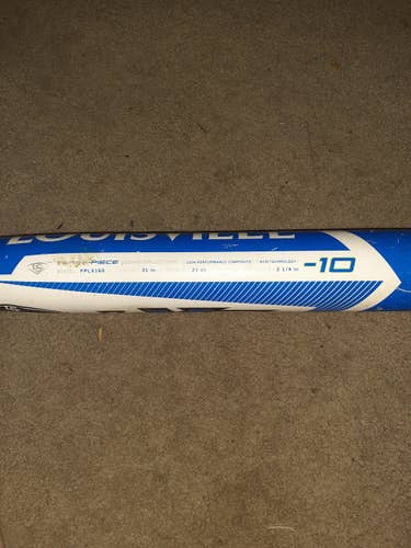 Used 2016 Louisville Slugger LXT Bat (-10) 21 oz 31"