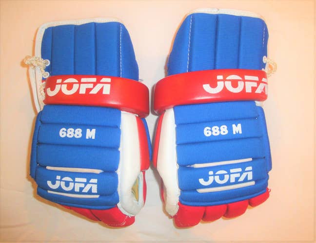 JOFA 688M HOCKEY GLOVES CANADIANS COLORWAY 15" GRETZKY CUFFS