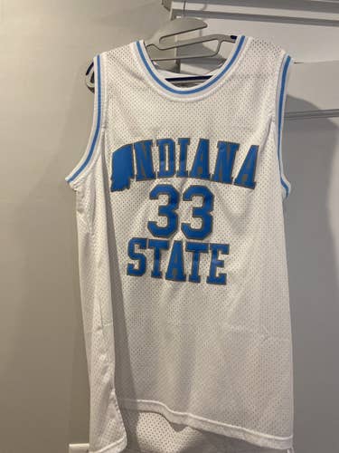 Men’s Larry Bird Indiana St. Basketball Jersey M