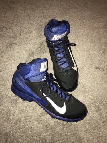 BRAND NEW PRO ISSUE NIKE HAURACHE KC ROYALS CLEATS SZ 12 **READ DESCRIPTION**