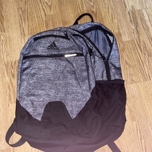 Adidas grey backpack, new