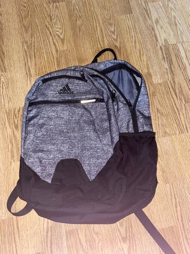 Adidas grey backpack, new