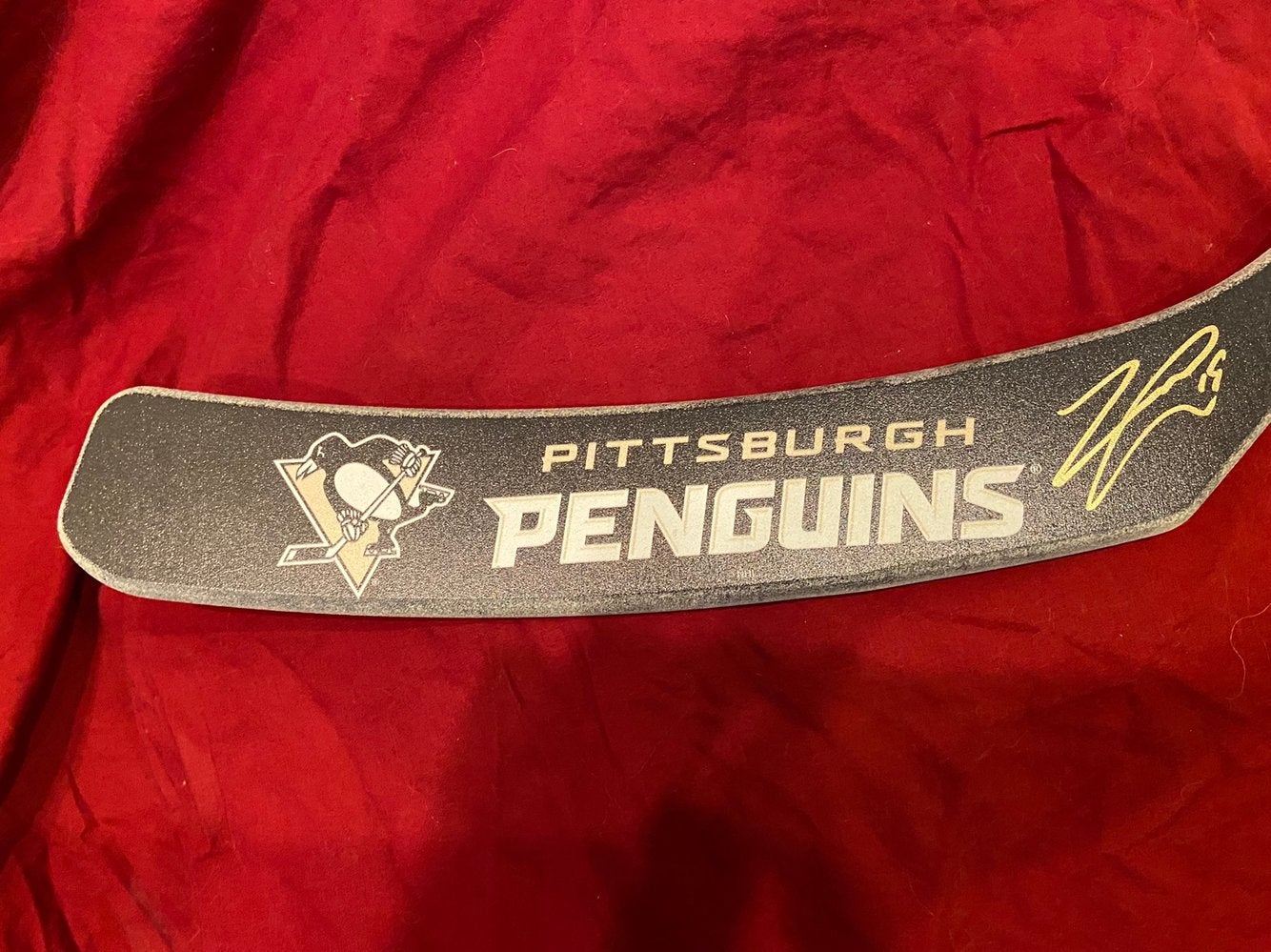 : EVGENI MALKIN Pittsburgh Penguins 2013-2014 Game Used Stick - EASTON  RS - NHL Unsigned Game Used Sticks : Sports & Outdoors