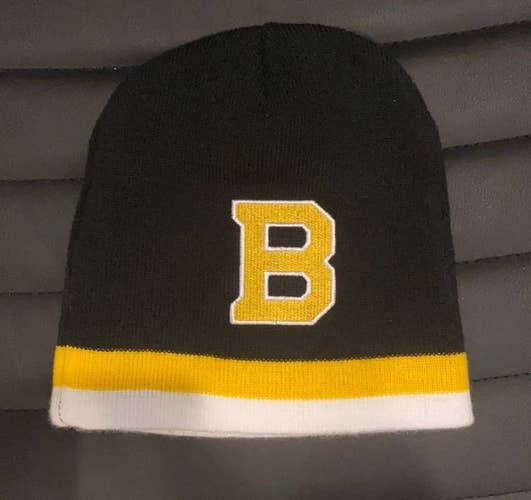 Boston Bruins Black Dog Winter Hat