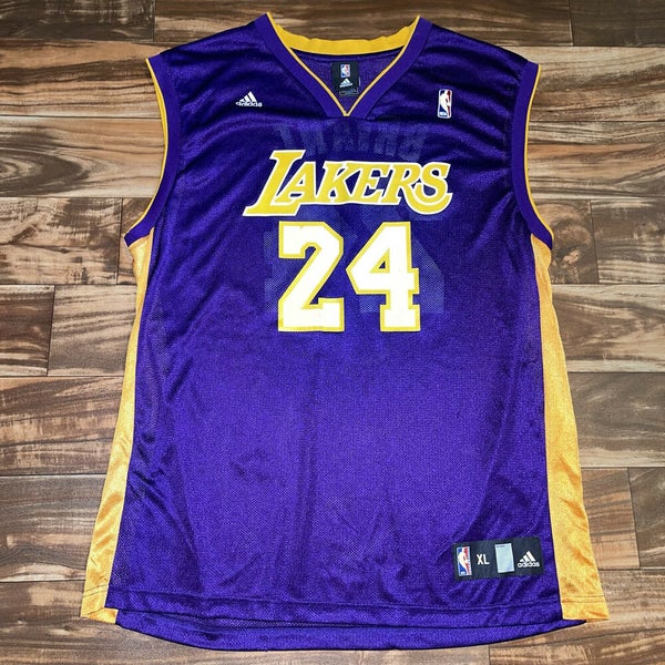 adidas, Shirts, Adidas Kobe Bryant Los Angeles Lakers Swingman Jersey 24  Nba Basketball Medium