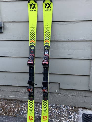 2021 Volkl Racing Racetiger SL Skis With Bindings Max Din 12