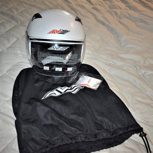 NEW - AVE A-51 Riding Helmet, Pearl White, Adult large - In Box!