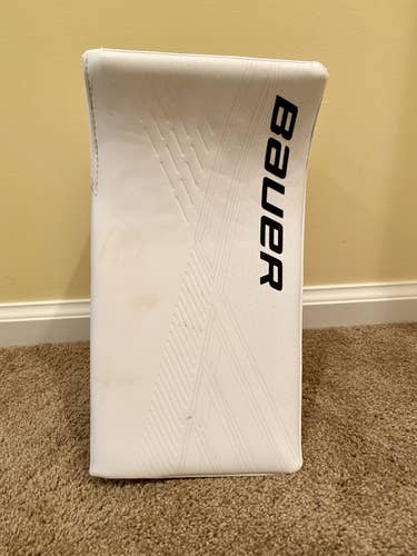 Bauer Supreme Ultrasonic Blocker - Used - Senior - Full Right - White/White