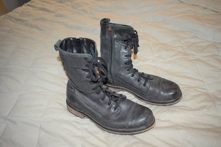 Harley Davidson Leather Boots, Size 8
