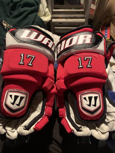 RARE Ilya kovalchuk Warrior Luxe gloves 13”-13.5” NJD