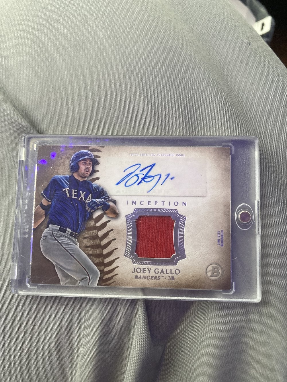 Joey Gallo Autographed Jersey