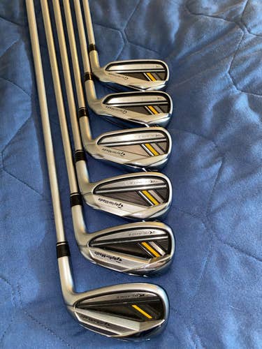 Men's Right Handed Extra Stiff Flex Steel Shaft Rocketbladez Iron Set