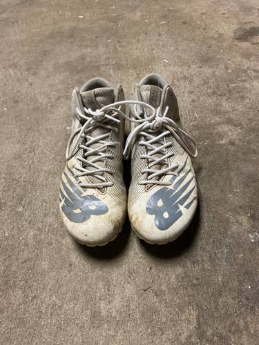 White Men's Size 11.5 New Balance Rush Cleats
