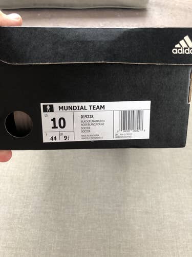 Black Unisex Molded Cleats Adidas Mundial team Cleats