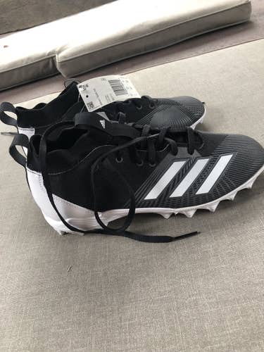 Black Unisex Molded Cleats Low Cut Adizero