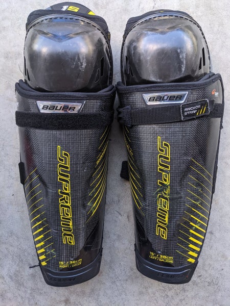 Bauer Supreme 1S Shin Guards - Used - Senior 15"