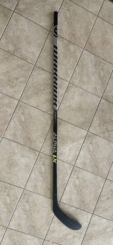 Used Senior Warrior Right Handed Alpha LX Pro Hockey Stick Toe Pattern Pro Stock