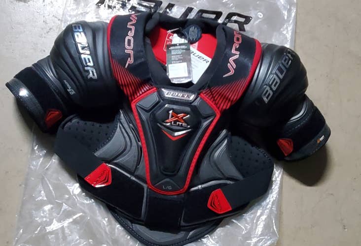 New Senior Large Bauer Vapor 1X Lite Shoulder Pads