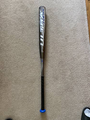 Gray Used Adult 2018 Miken Composite Bat 28 oz 34"