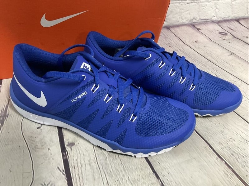 Nike Free 5.0 Size 6 Running Shoes Blue/White/Black New With Box SidelineSwap