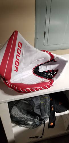 White Senior Used Bauer Regular Vapor 1X Pro