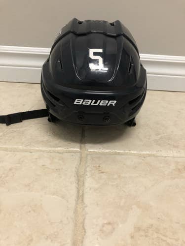 Medium Bauer Re-Akt 95 Helmet Pro Stock Navy
