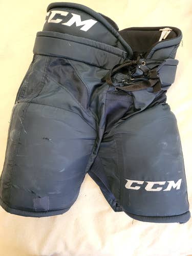 Blue Senior Used Medium CCM hp31 Hockey Pants Pro Stock