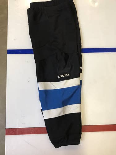 Used CCM Black Wichita Thunder Socks – Large