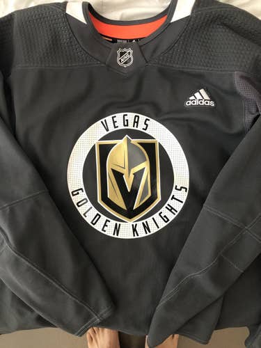 VGK Golden Knights Gray 58+ Practice Jersey