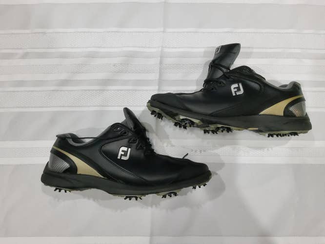 Black & Gray Used Men's Size 11 (Women's 12) Footjoy Golf Shoes