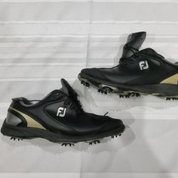 Black & Gray Used Men's Size 11 (Women's 12) Footjoy Golf Shoes