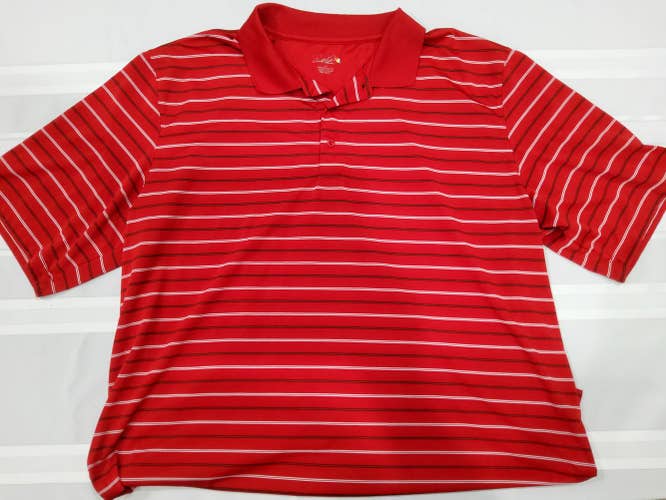Red/Black/White Adult Men's Used XXL Arnold Palmer Golf Shirt