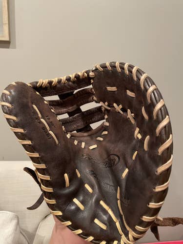 Brown Kid Pitch (9YO-13YO) Used Mizuno Right Hand Throw First Base franchise Baseball Glove 12.5"