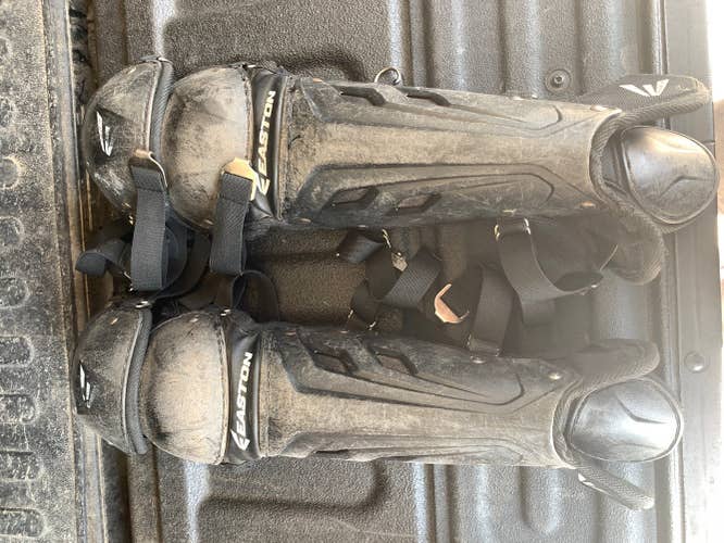 Black Used Youth Easton Catcher's Leg Guard