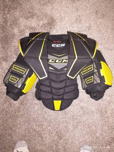 Junior Used Large CCM Premier R1.5 Goalie Chest Protector