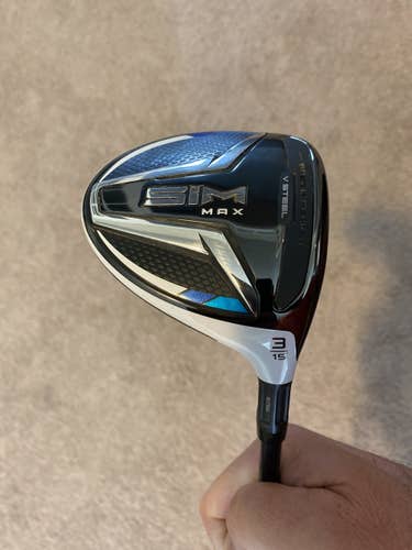 Taylormade Sim Max 3 Fairway Wood - Used In New Condition