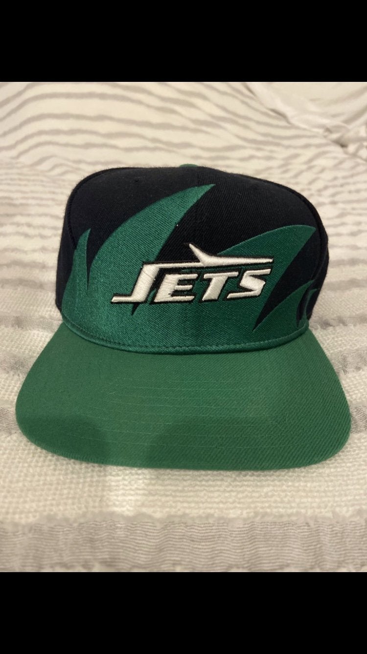 New York Jets Shark Tooth Snap Back Hat Vintage Style Brand New