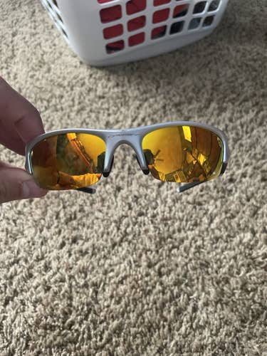 Gray Men's  Oakley Flak Jacket Sunglasses