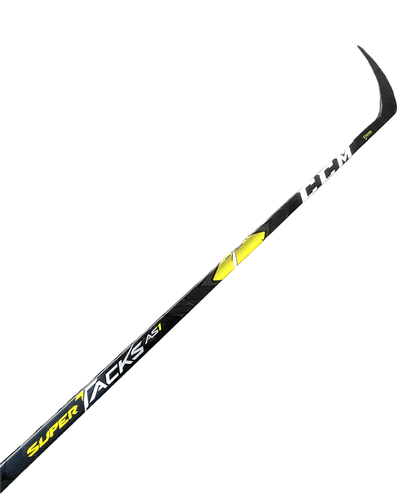 PM9 | 85 Flex | Used CCM Super Tacks AS1 RH Hockey Stick Heel Pattern Pro Stock