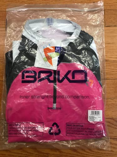 Pink New Women's Adult Medium Briko biking shirt