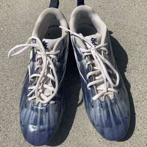 Blue Used Unisex Size 9.0 (Women's 10) Nike Cleats (Lacrosse, football, soccer)