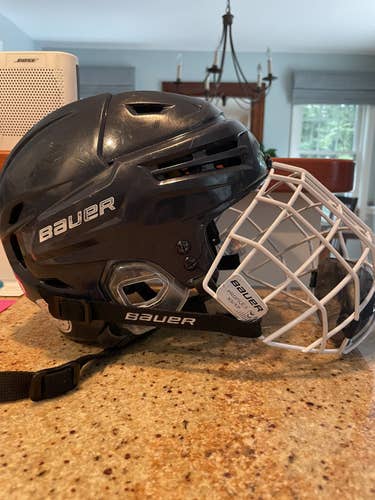 Blue New Small Bauer Re-Akt 100 Helmet