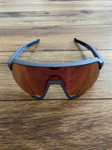 NEW 100% S3 Sunglasses - Grey Frame w/ Magenta Multilayer Lens