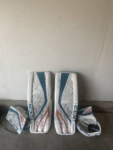 34" + 3 CCM Premier II Pro Goalie Full Set